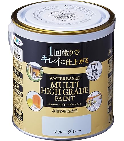 Amazon.co.jp: ニッペ ペンキ 塗料 水性つやありEXE 0.7L ブルーグレー
